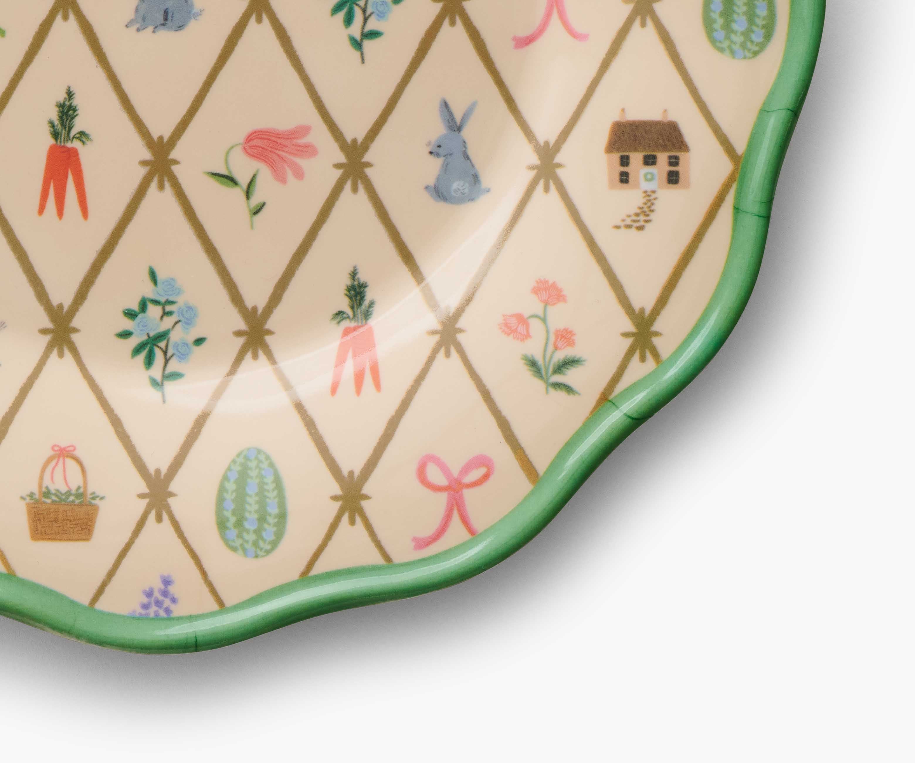 Melamine Assorted Dessert Plates - Spring Farm